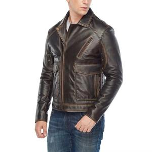 Chaqueta de cuero elegante para hombre, más vendida, disponible en diferentes colores, al mejor precio. Chaqueta de cuero para hombre. - Product Image 3