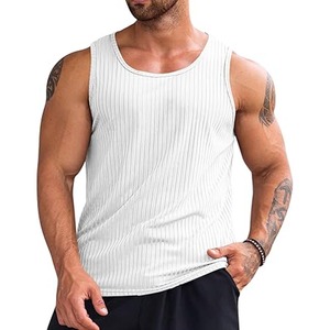 Débardeur pour homme uni, coupe classique, vente chaude, respirant, prix bas, style unique, veste de musculation - Product Image 1