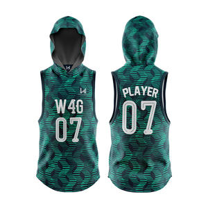 Camisetas de Flag Football Personalizadas 7v7 para Hombre, Sin Mangas, OEM ODM, Tallas Grandes, Impresión por Transferencia de Calor, 100% Poliéster, Absorben la Humedad - Product Image 3