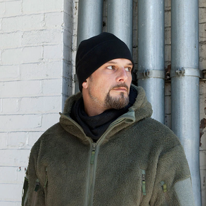 Bonnet d'hiver pour homme, bonnet de cyclisme, bonnet de randonnée, couleur unie, doux, chaud, polaire, coupe-vent, extérieur - Product Image 3