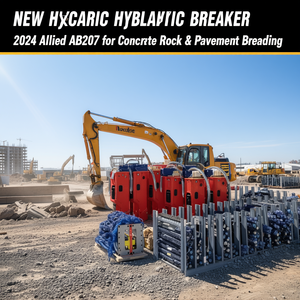 Nuevo Accesorio de Martillo Hidráulico para Excavadora 2024 Allied AB307 para Romper Hormigón, Roca y Pavimento - Product Image 3