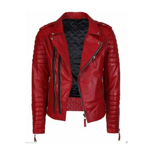 Chaquetas de Cuero para Mujer al por Mayor, Último Diseño, Alta Calidad, Corte Ajustado, Chaquetas de Motocicleta de Cuero Genuino para Mujer, Chaquetas de Moda - Product Image 3