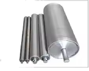 Meilleur rouleau à gravité robuste en acier inoxydable et acier au carbone du fabricant indien-Meilleur rouleau de renvoi de convoyeur inversé - Product Image 5