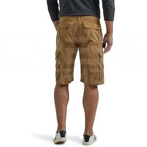 2025 Best Design Men's Top Cargo Shorts Venta al por mayor Pantalones casuales de cintura media con bolsillos de calle elegantes Teñidos lisos - Product Image 2