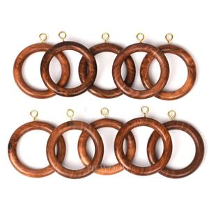 Most Selling Customizable Wooden <b>Curtain</b> <b>Rings</b> with Natural Grain for DIY Home Projects and <b>Curtain</b> Hanging Available for Sale - Product Image 4