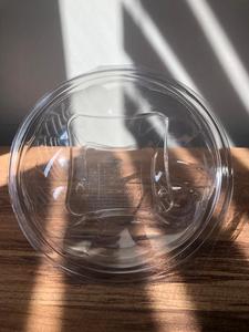 Ustensiles de cuisine de haute qualité Offre Spéciale HoReCa ménager jetable 1000cc Pet couvercle à charnière rond grand bol à fruits pour salade - Product Image 4