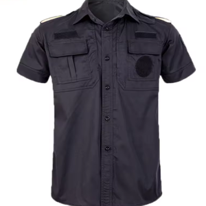 Camisa táctica transpirable de secado rápido, camisa de batalla de manga corta, uniforme de seguridad para hombres, traje de seguridad de media manga de algodón 100% - Product Image 2