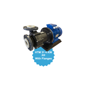 Pompe centrifughe senza tenuta modello ht2 31 PP con motore 4kw IEC 112 con pompe acqua flange - Product Image 1