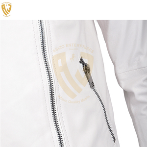 เสื้อแจ็กเก็ตหนังสำหรับผู้ชายเข้ารูปดีไซน์ใหม่ - Product Image 2