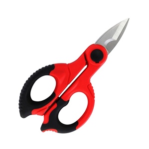 กรรไกรตัดสายไฟเบอร์ออปติกใหม่เกรดมืออาชีพ HRC 57-60แข็งแกร่งขอบหยักสแตนเลส - Product Image 1