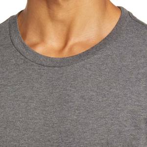 Unisex Tri-Blend Camisetas 100% Algodón Manga Corta Cuello Redondo Gris Calentador Camiseta - Product Image 1