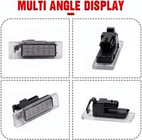 2 éclairages de plaque d'immatriculation à LED pour Renault Megane 4 Scenic IV Twingo Kangoo Koleos MK2 Clio IV V Logan Sandero Dacia Duster