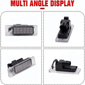 2 éclairages de plaque d'immatriculation à LED pour Renault Megane 4 Scenic IV Twingo Kangoo Koleos MK2 Clio IV V Logan <span class=keywords><strong>Sandero</strong></span> <span class=keywords><strong>Dacia</strong></span> Duster - Product Image 3