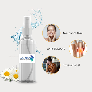 Hidrolato de Manzanilla 100% Puro (Origen Nepal) Líquido Destilado al Vapor para el Cuidado de la Piel con Empaque Personalizado - Product Image 4