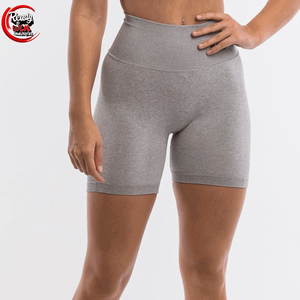 Short de yoga léger en nylon spandex pour femme Short de course de sport respirant en plein air - Product Image 1
