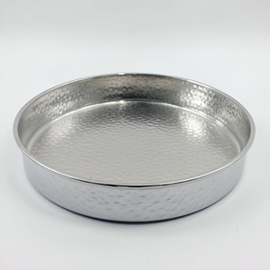Bandeja de aluminio rústica duradera para pizza de 16 pulgadas en caja fuerte gris para servir pizzas y Decoración de cocina Pedido mínimo 100 piezas - Product Image 3