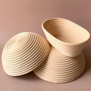 Excellent quality rattan proofing baskets handmade cane brotform banneton bread yeast basket - Product Image 4