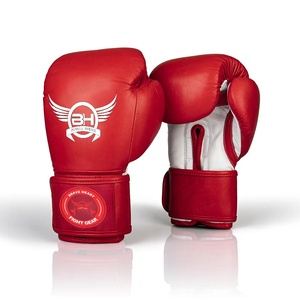 Guantes de Boxeo de Calidad, Equipo de Boxeo de Cuero Duradero para Entrenamiento, Sparring y Práctica, con Soporte para Muñeca, para Entrenamientos de Gimnasio y Fitness - Product Image 1