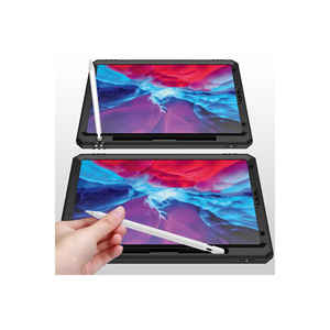 Housse de protection SAFA Vega pour tablette compatible avec iPad Pro 12.9 (4ème génération) Netzy 2020 avec étui clavier 11 pouces en PU rouge - Product Image 6