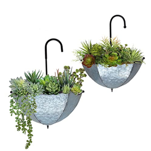 Macetas de flores de madera de mango, macetas colgantes de pared, decoración para el hogar y el jardín, colgador de madera maciza, macetas para plantas a la venta - Product Image 4