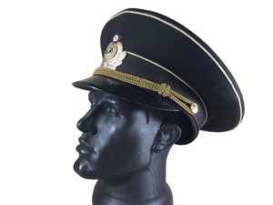 Casquette de cérémonie réglable en gros Style personnalisé Casquettes à visière marine Meilleure qualité Couvre-chef Chapeau à visière fabriqué en usine - Product Image 2