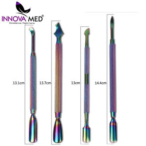 Eco Friendly Reusable Stainless Steel Nail Cuticle Pusher Professional Dual End for Manicure Pedicure By INNOVAMED INSTRUMENT - Product Image 5