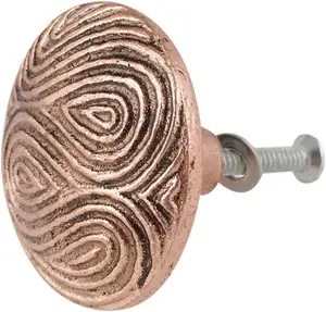 Standard Design copper knobs furniture Interior Copper Cabinet /Drawer Pull Handles at wholesale supplier