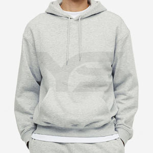 เสื้อฮู้ดผ้าคอตตอนรุ่น100% สำหรับผู้ชายเสื้อมีฮู้ดผ้าฟลีซพิมพ์โลโก้ได้ตามต้องการ - Product Image 2