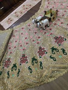 Beautiful Lehenga Choli with Cancan & Canvas Patta 3.5 <b>Meter</b> Flare Soft Faux Fur Sequins Embroidered Party Wear - Product Image 3