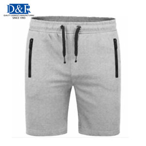 Gran oferta de pantalones cortos deportivos informales para hombre, cintura alta, cierre de cordón, algodón/fibra de bambú para correr, entrenamiento, Jogger inteligente tejido - Product Image 3