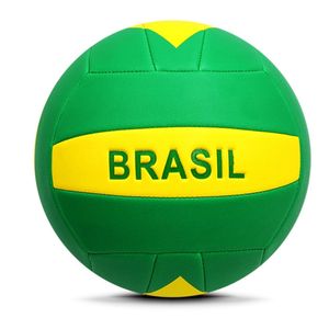 Bandiera brasiliana palla da pallavolo in PVC per regali Souvenir promozionali stampa nazionale personalizzata formato leggero 5 Souvenir pallavolo - Product Image 3