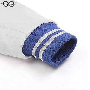 แจ็กเก็ตเบสบอลสำหรับผู้ชาย, เสื้อแจ็คเก็ตหนังขนแกะแขนเสื้อกีฬาสไตล์คลาสสิกเสื้อนอกกันหนาวคุณภาพดี - Product Image 5