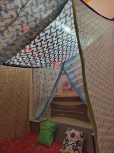 White Bohemian Vintage Sari Bed <b>Canopy</b> Curtains King Size Outdoor Camping Mosquito Net <b>Tent</b> Home Decor From India - Product Image 4