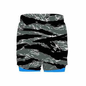 High Quality Custom Sublimated Nogi Bjj Shorts for Men Grappling Fight Mma Double <b>Layers</b> Shorts Mens 2 in 1 Gym Training Shorts - Product Image 4