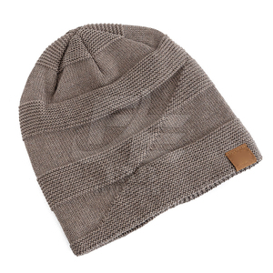 ¡Novedad de 2025! Gorros de Jacquard de invierno, gorro de punto grueso para hombres y mujeres, logotipo personalizado y pedido a granel OEM - Product Image 4
