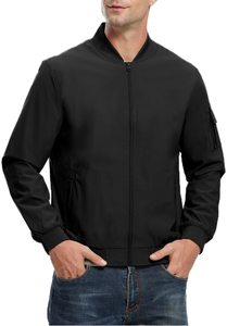 Chaqueta de lujo de diseñador para hombre, de alta calidad, ligera, a prueba de viento, estampado de animales, bordado personalizado, cremallera en el cuello para la moda de otoño - Product Image 4