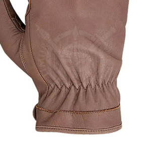 Gants équestres personnalisés avec votre propre logo de marque à dos de cheval avec des gants d'équitation antidérapants en cuir véritable pour hommes - Product Image 5