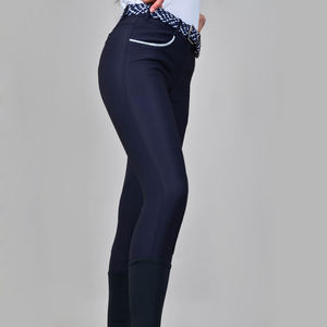 New Arrival Equestrian Breeches Technical Suede Knee Patch <b>Jodhpurs</b> Pants Custom Women's Horse Riding Clothing Manufacturing - Product Image 2