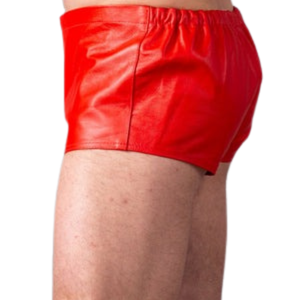 Short <b>Leather</b> Kilt Black <b>Faux</b> <b>Leather</b> Fetish Clubwear Mini Skirt - Product Image 1