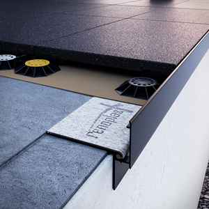 Renoplast ®   Perfil de aluminio para aleros W35+, acabados para terrazas y balcones, suelos ventilados, sistemas de drenaje - Product Image 5