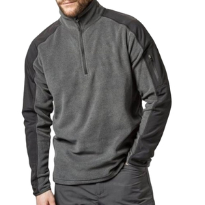 Vestes en polaire pour hommes Polyester teint uni en coton chaud léger et élégant vêtements d'extérieur pour la saison d'automne et d'hiver - Product Image 1