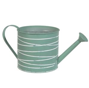 Macetero de riego redondo de Metal, para plantas de interior y exterior, color verde menta, para regar flores, jardín casero, hecho en la india, 2023 - Product Image 1