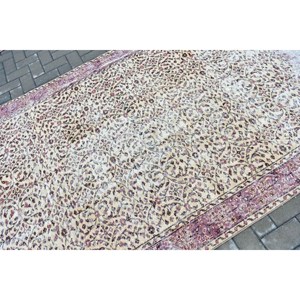 พรมขนาด 5.1x8.7 ฟุต, พรมตุรกีขนาดใหญ่, พรมลายขาวแบบนามธรรม - Product Image 5