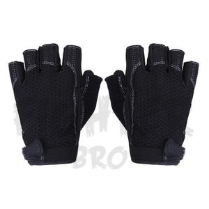 Guantes ajustables de medio dedo para deportes de levantamiento de pesas, guantes antideslizantes para entrenamiento físico en el gimnasio con muñequera para entrenamiento al aire libre - Product Image 2