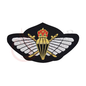 ป้ายและแผ่นปะสำหรับงานออกแบบ OEM,สัญลักษณ์ประดับปีกทำจากโลหะแท่ง - Product Image 1