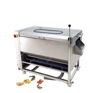 Multifuncional Vegetal Automático Sprial Escova Batatas Veg & Máquina De Lavar Frutas Para Atacado