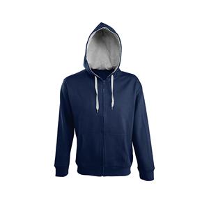 Sweat à capuche en molleton en coton, décontracté, sport, streetwear, tenue de sport en plein air, avec capuche réglable, poches avant, impression de logo - Product Image 1