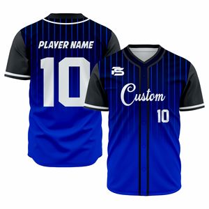 เสื้อเบสบอลระบายอากาศใส่สบายชุดชื่อและตัวเลขส่วนตัวสำหรับแฟนๆทีมกีฬา - Product Image 6