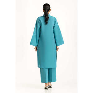 Conjunto Coordinado Floral Teñido en Hilo IPST-55055, Conjunto Casual de Dos Piezas en Crepé, Talla XS/XS, Estilo por Encima de la Rodilla para Verano - Product Image 3