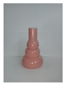 Lujoso florero de metal y hierro con artesanía antigua de alta gama para una decoración floral elegante en interiores de casas exclusivas - Product Image 3